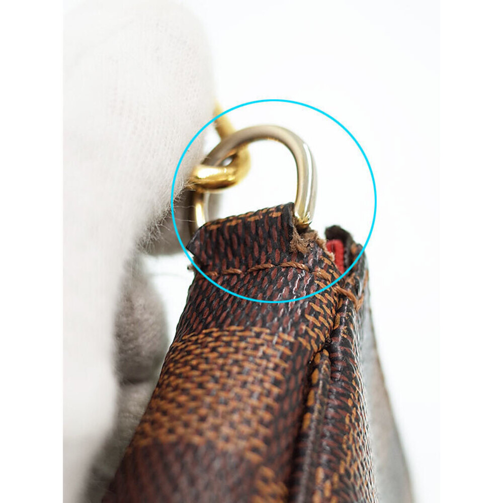 Louis Vuitton Damier Ebene Brown Pochette Accessoires Accessory Pouch - Picture 6 of 9